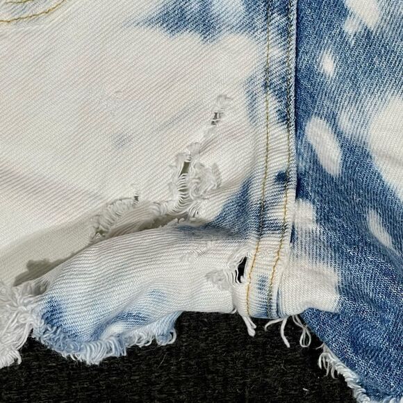 27w Vintage Lee Riders Trashed Cutoffs - Picture 4 of 12